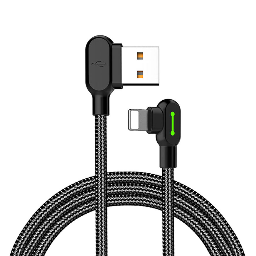 Cable Para iPhone Mcdodo Gamer Usb A Lightning Codo 90 1.8m