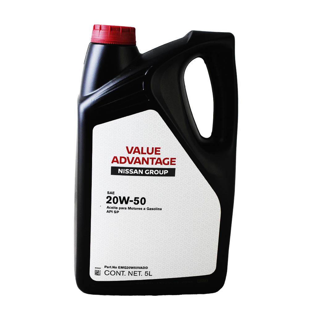 Garrafa Aceite Mineral 5lt original Nissan Value Advantage 20w50
