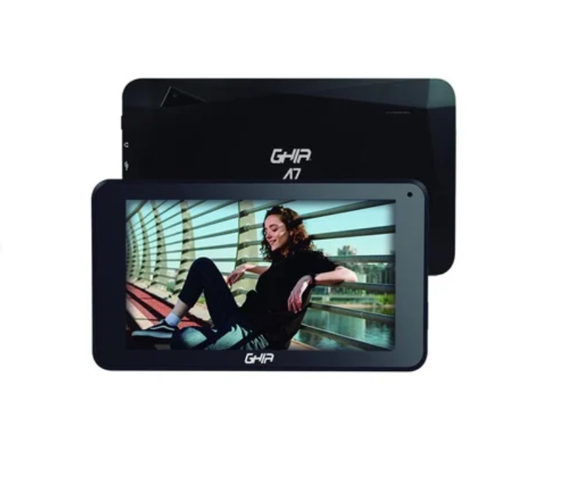 Tablet Ghia A7 ALLWINNER-A133 1GB 16GB HD Android Negro