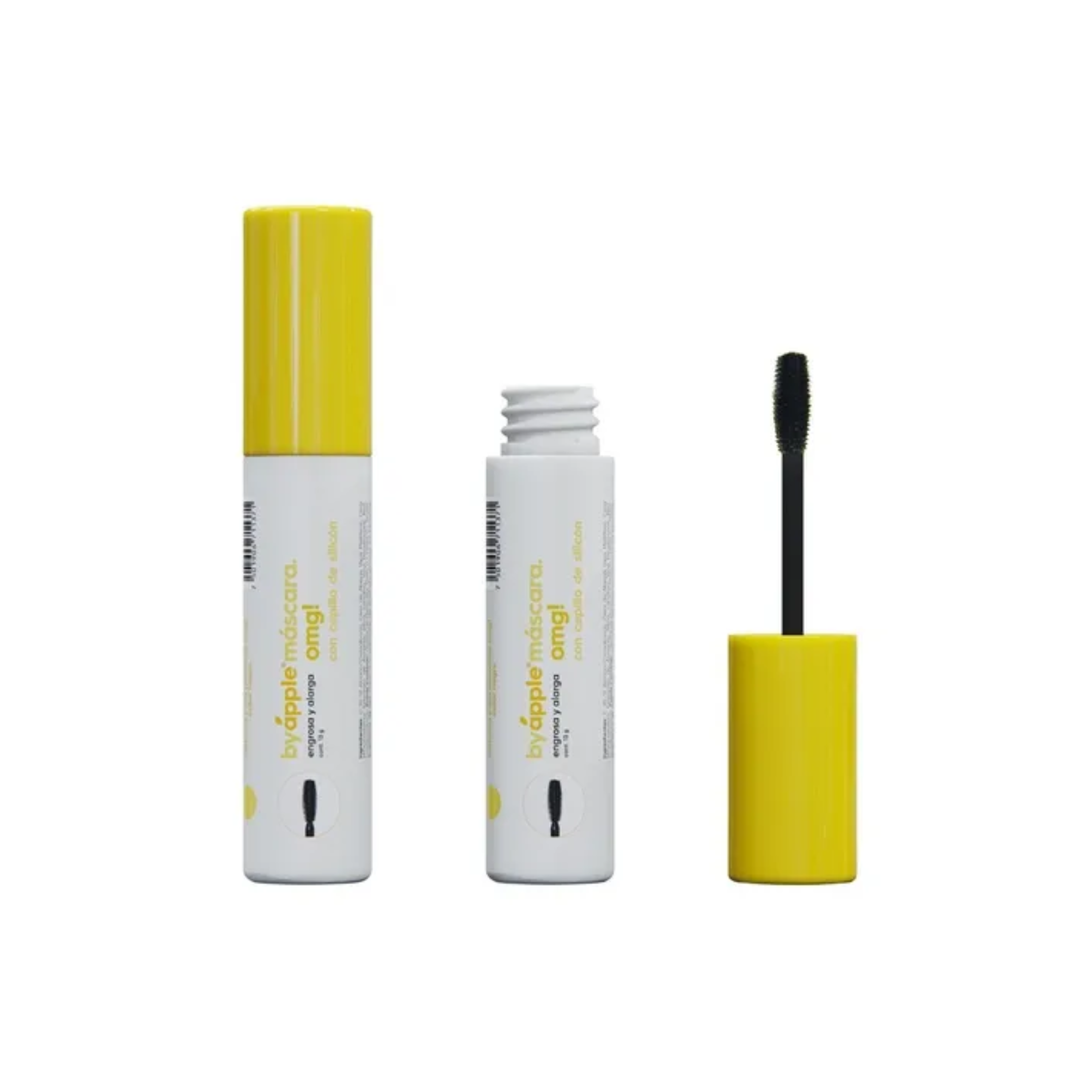 Máscara De Pestañas Omg! Eye Lashes By Apple 3x Volumen Engrosa y Alarga