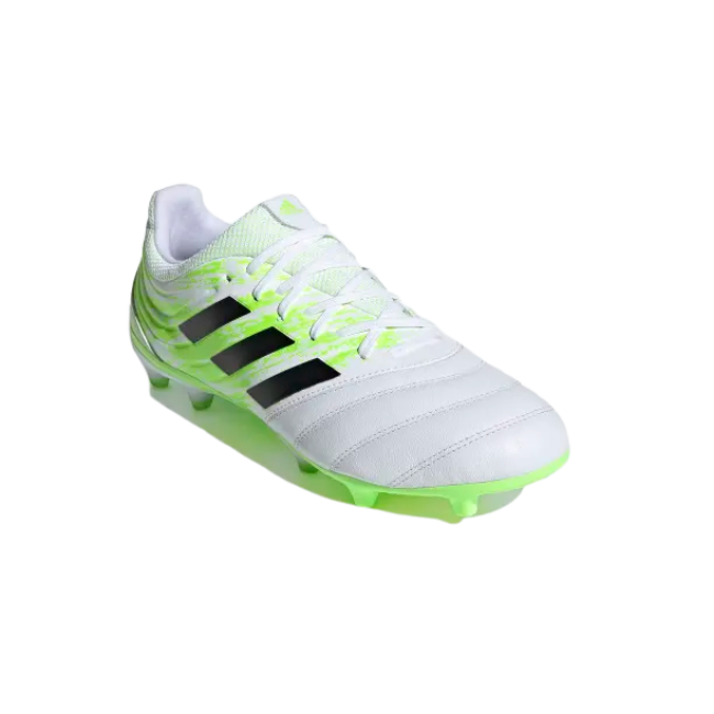 Tenis Adidas de Futbol Copa 20.3 FG Blanco-Verde/Hombre G28553