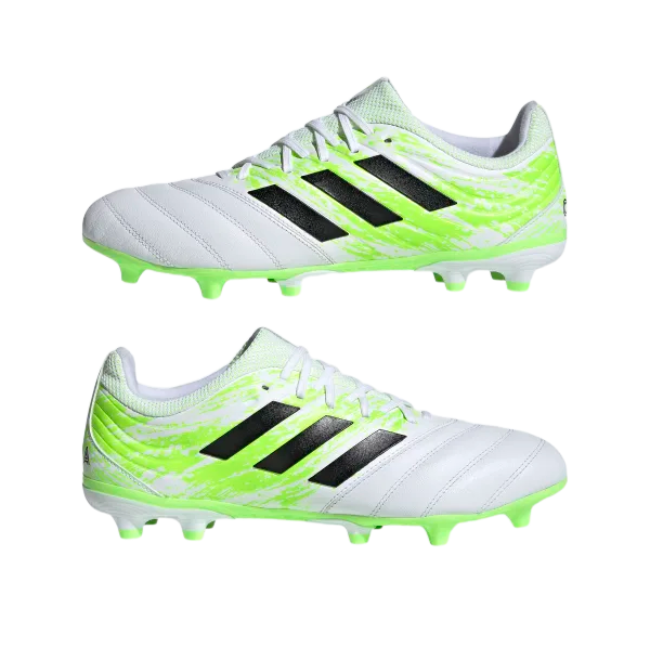 Tenis Adidas de Futbol Copa 20.3 FG Blanco-Verde/Hombre G28553