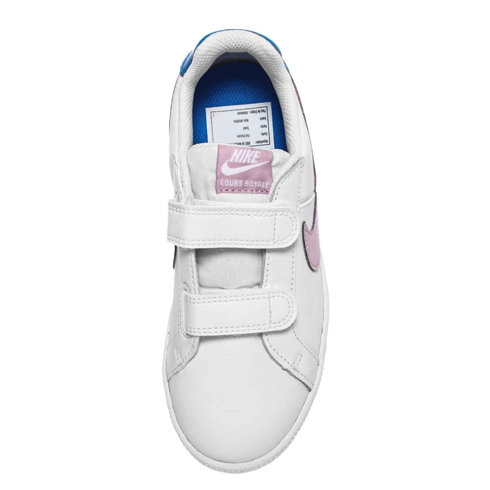 Tenis Nike Court Royale blanco infantil 833536-108