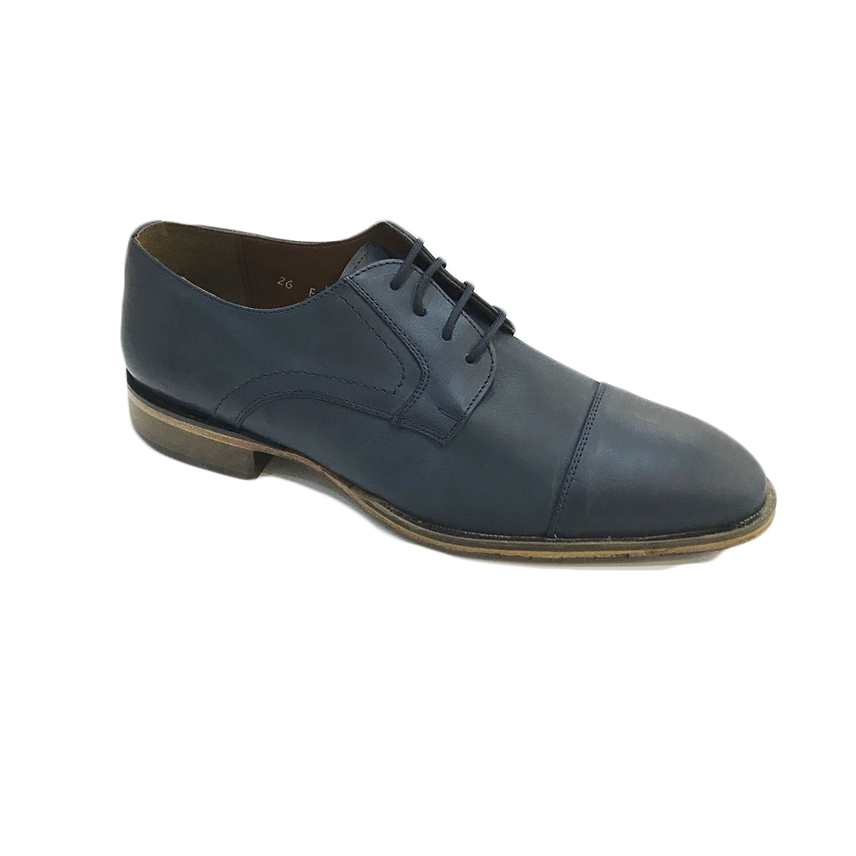 Zapatos azules Hombre Evolucion Piel Derby