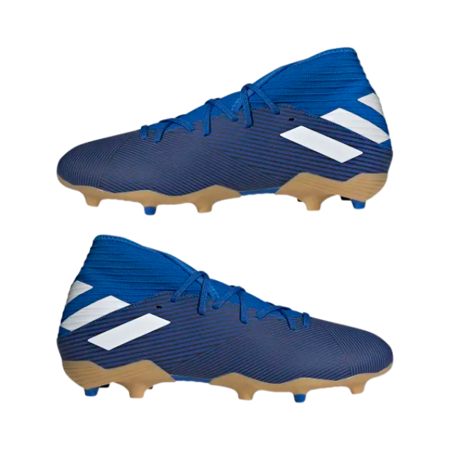 Tenis Adidas de Futbol Nemezis 19.3 FG Azul-Hombre F34391