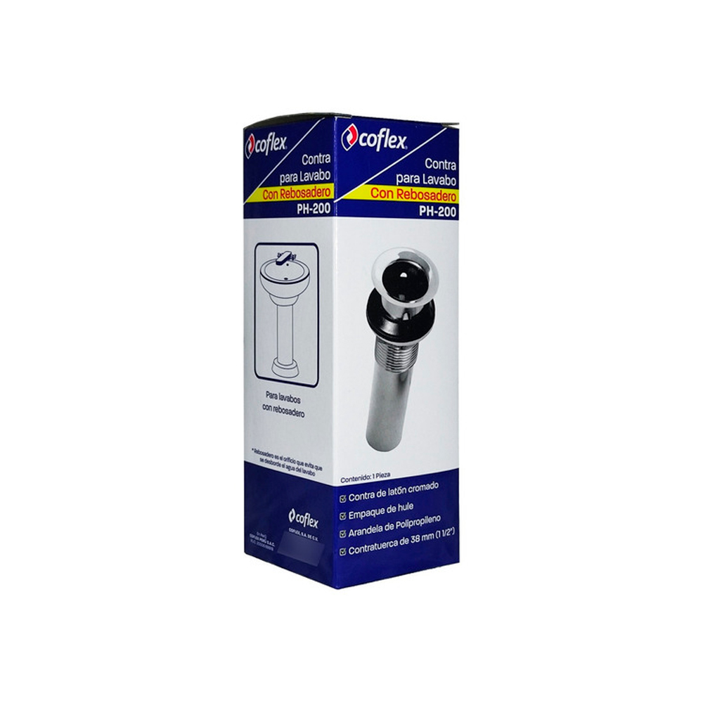 Contra para lavabo con rebosadero Coflex