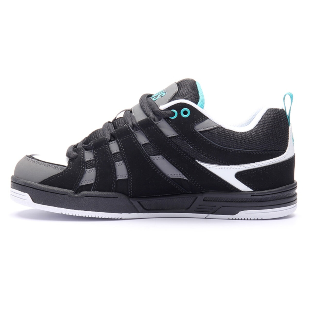 Tenis DVS Primo 001  BLACK CHARCOAL TURQUOISE NUBUCK.