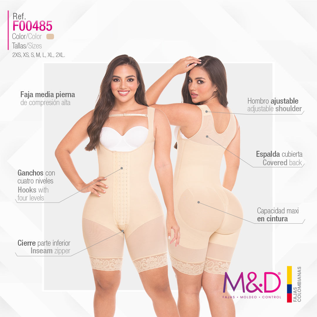 Faja Colombiana Myd Reloj De Arena Moldeadora Levanta Gluteo