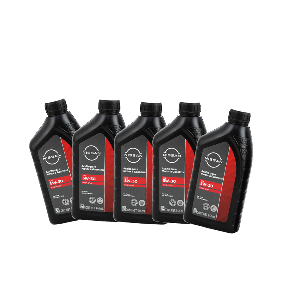 Aceite Sintético 1lt original Nissan 5w30 x 5pz