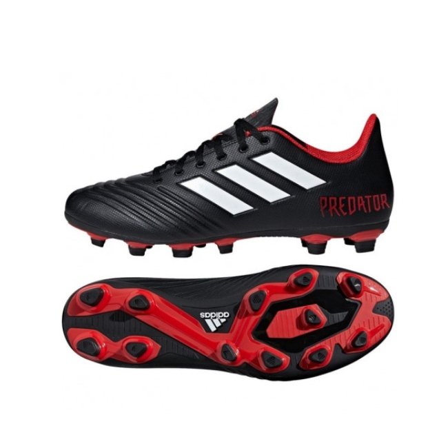 Tenis Adidas de Futbol Predator 18.4 FG Negro-Hombre DB2007