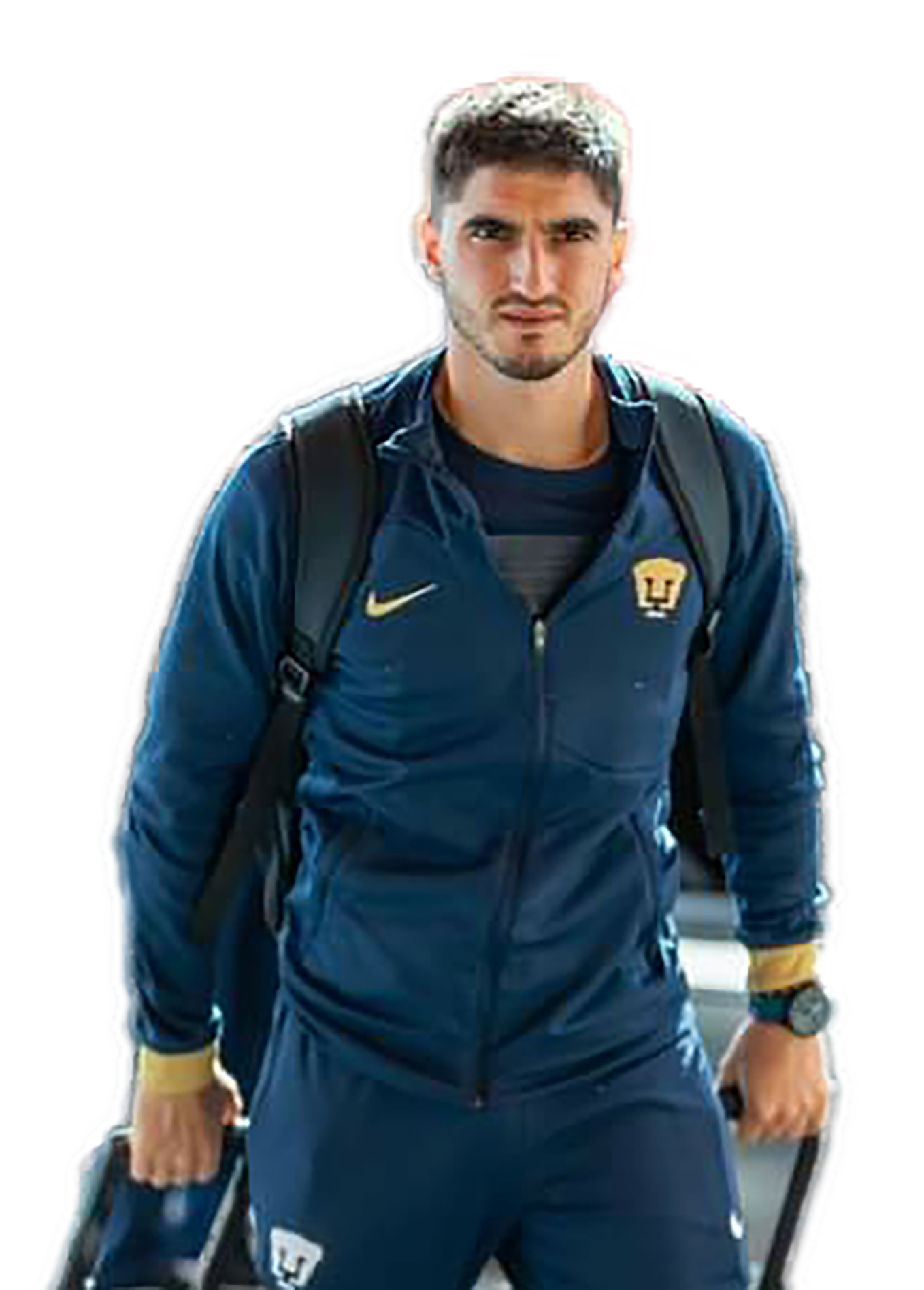 Chamarra Nike Pumas UNAM para Hombre Azul y oro