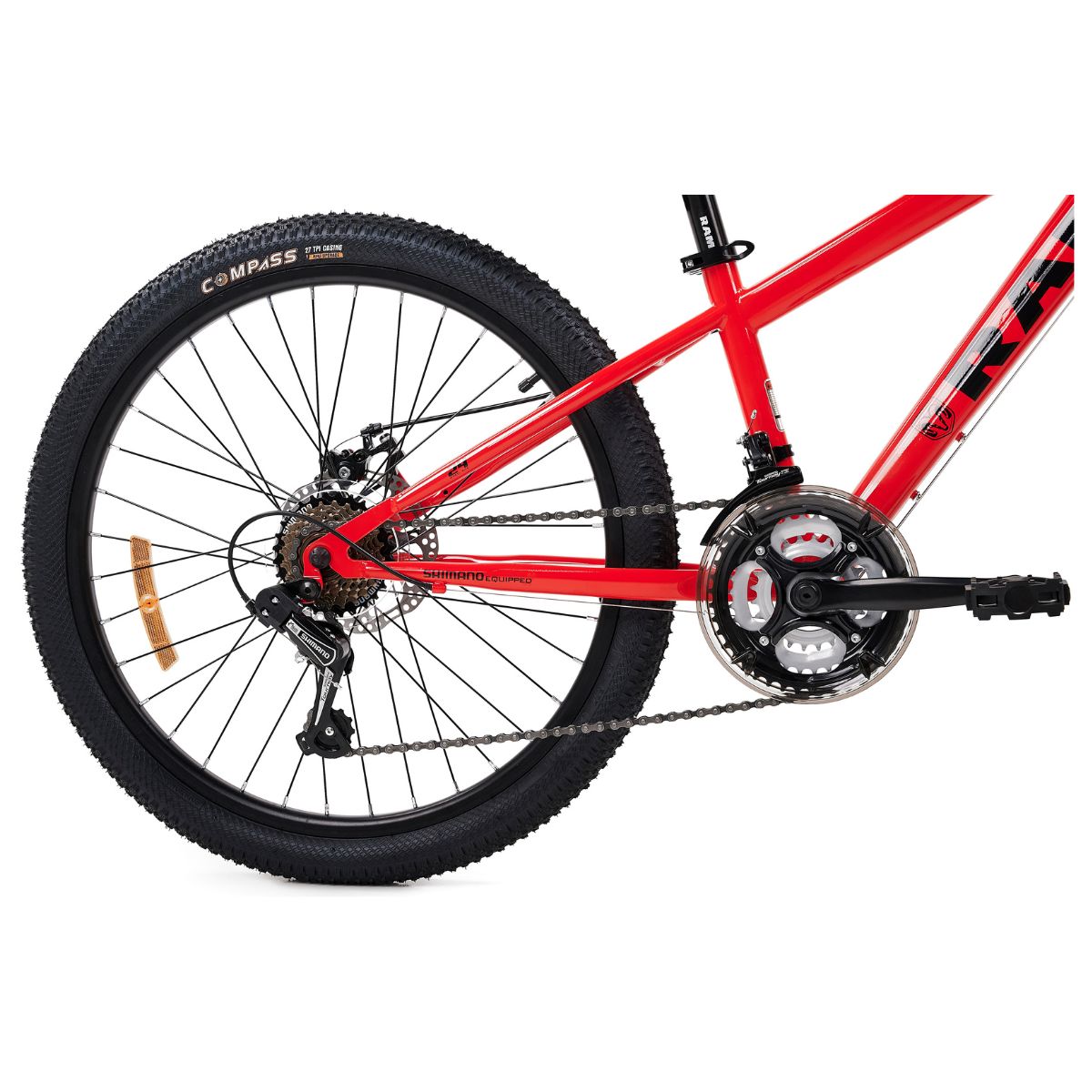 Bicicleta Montaña Ram Rebel Niño R24 K23 21 Velocidades Mtb