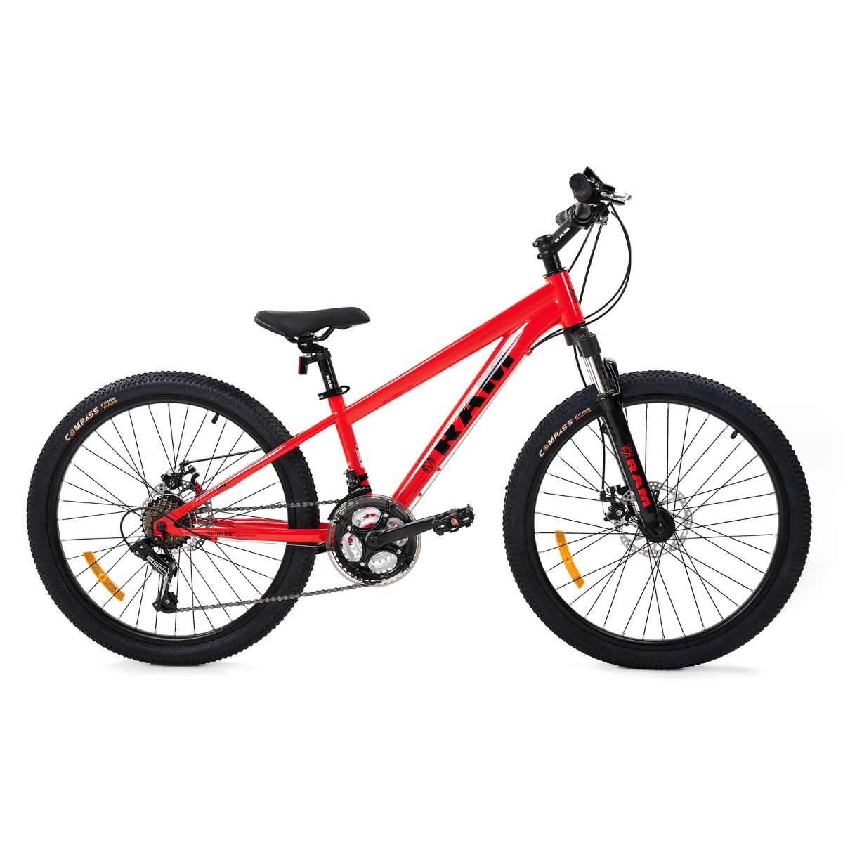 Bicicleta Montaña Ram Rebel Niño R24 K23 21 Velocidades Mtb