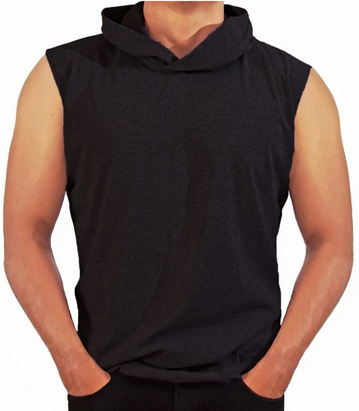 Playera Sin Manga Con Gorro De Hombre 5 Piezas camiseta.