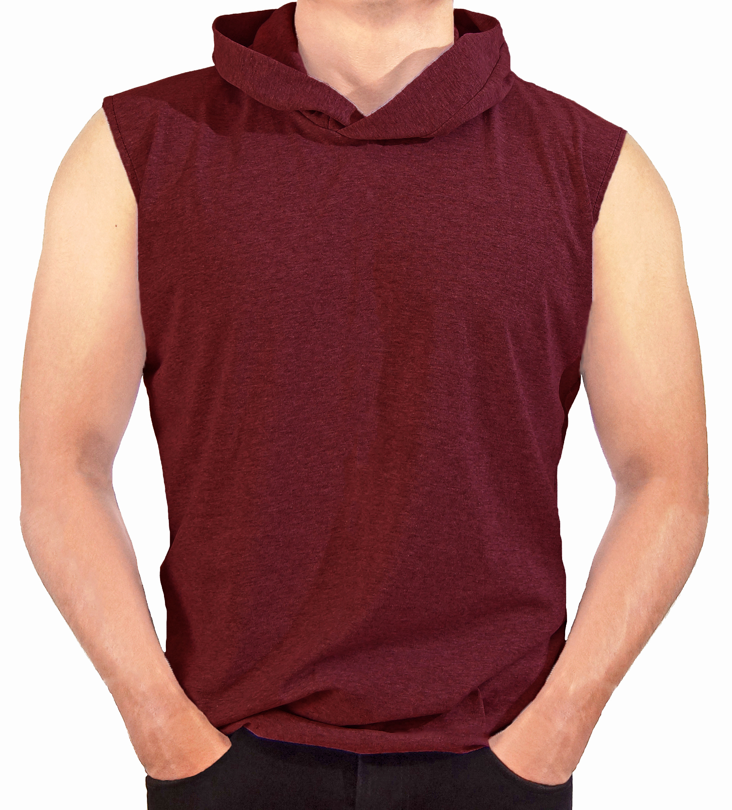 Playera Sin Manga Con Gorro De Hombre 5 Piezas camiseta.
