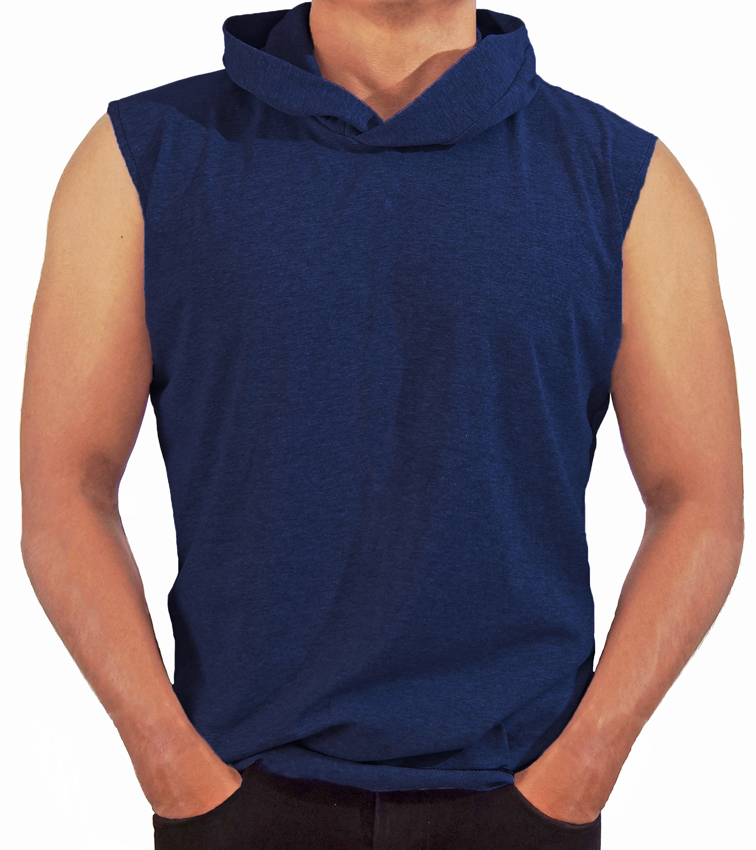 Playera Sin Manga Con Gorro De Hombre 5 Piezas camiseta.