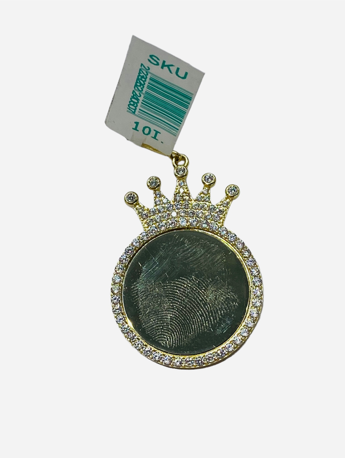 Hermoso dije de espejo de Blanca nieves en oro de 10 kilates 