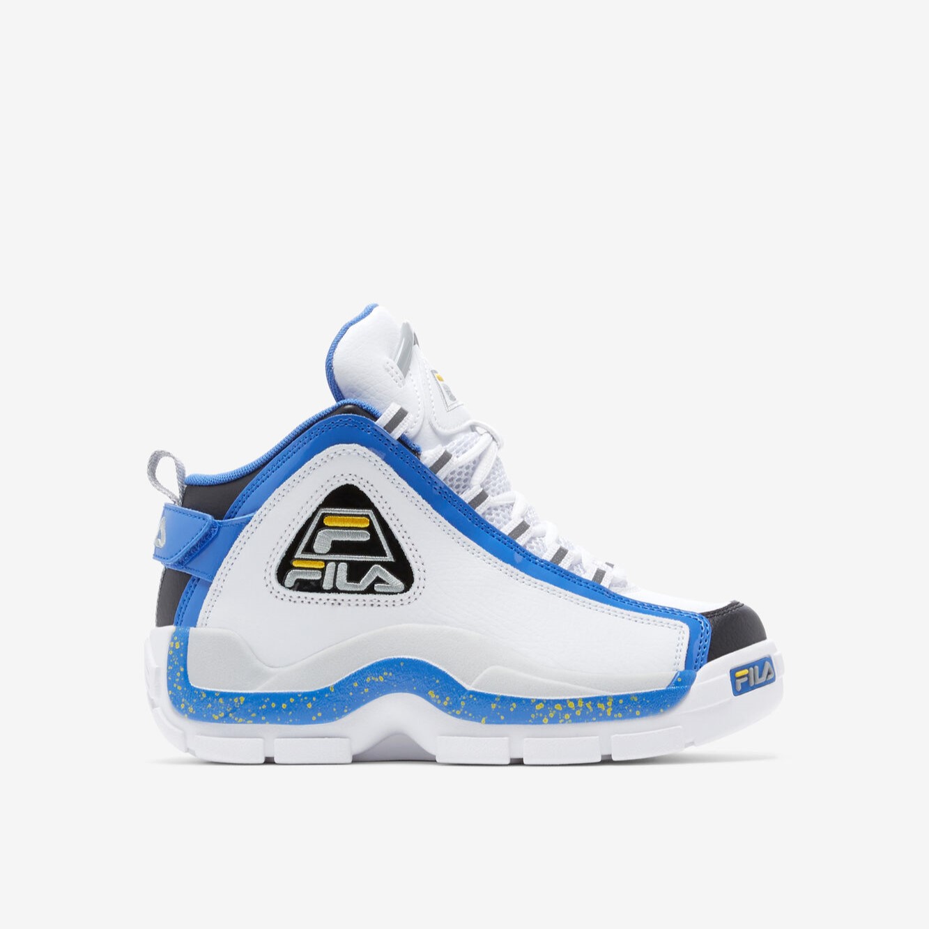 Tenis Fila Grant Hill 2 Blanco Azul de Niños Original