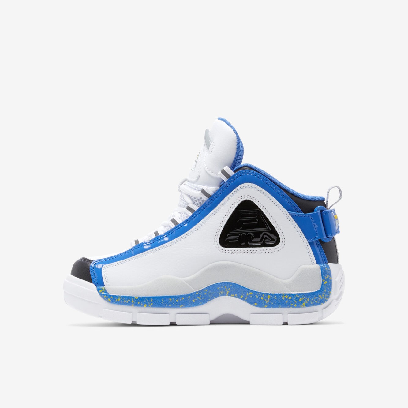 Tenis Fila Grant Hill 2 Blanco Azul de Niños Original