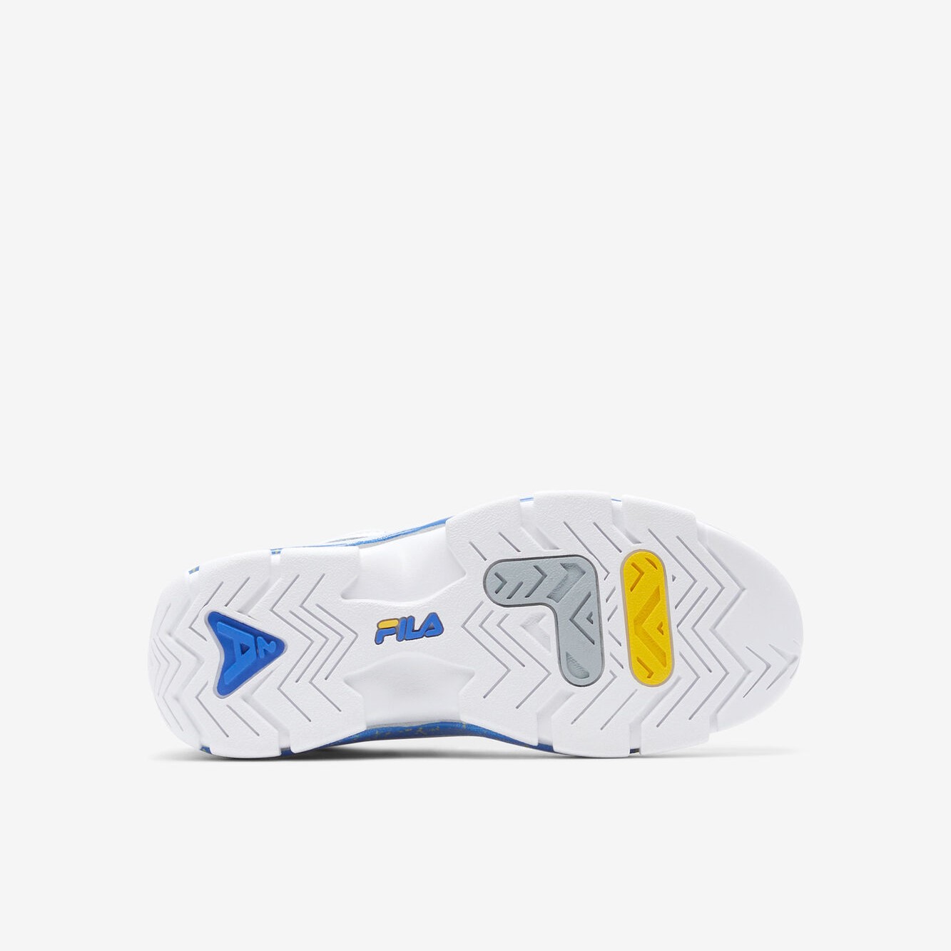 Tenis Fila Grant Hill 2 Blanco Azul de Niños Original