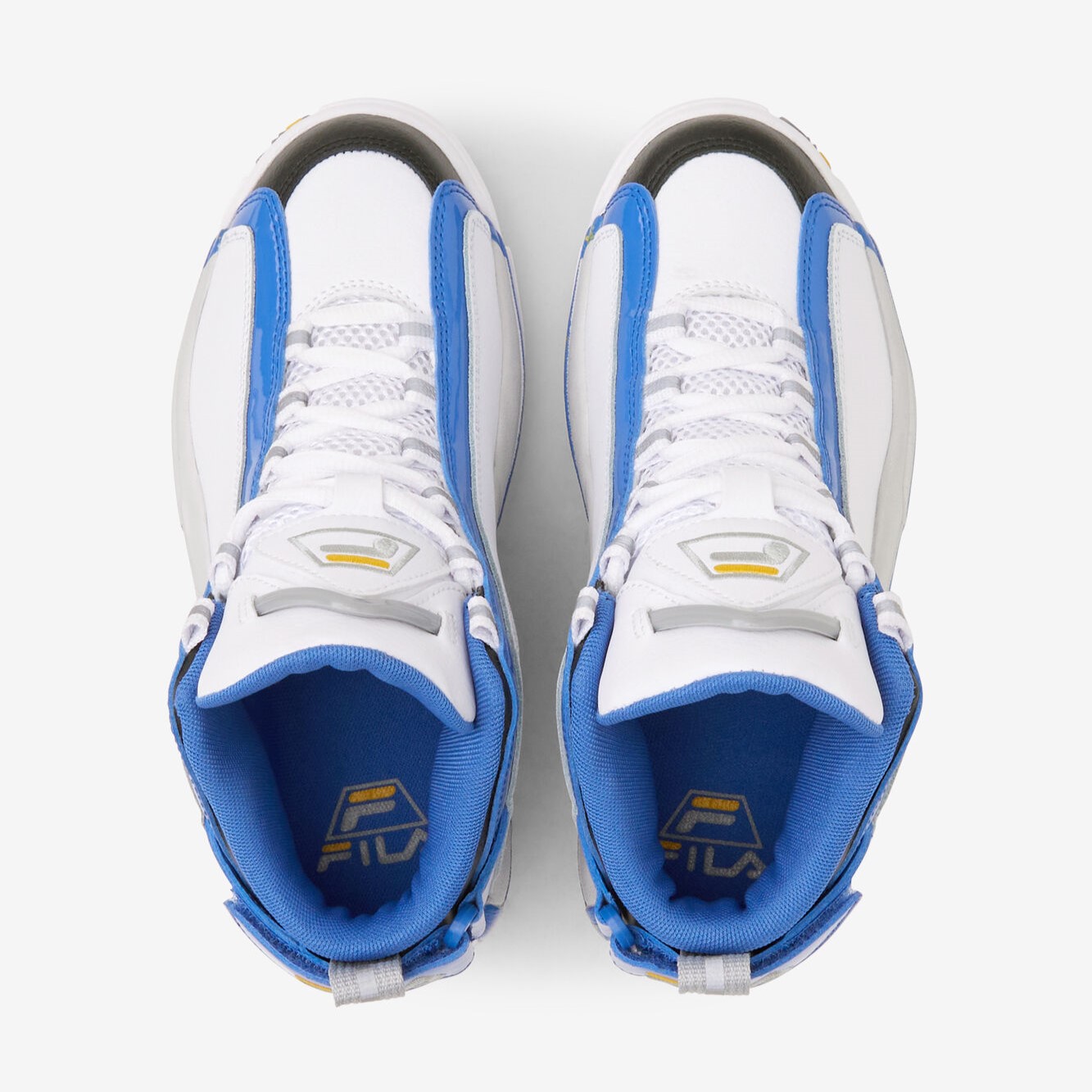 Tenis Fila Grant Hill 2 Blanco Azul de Niños Original