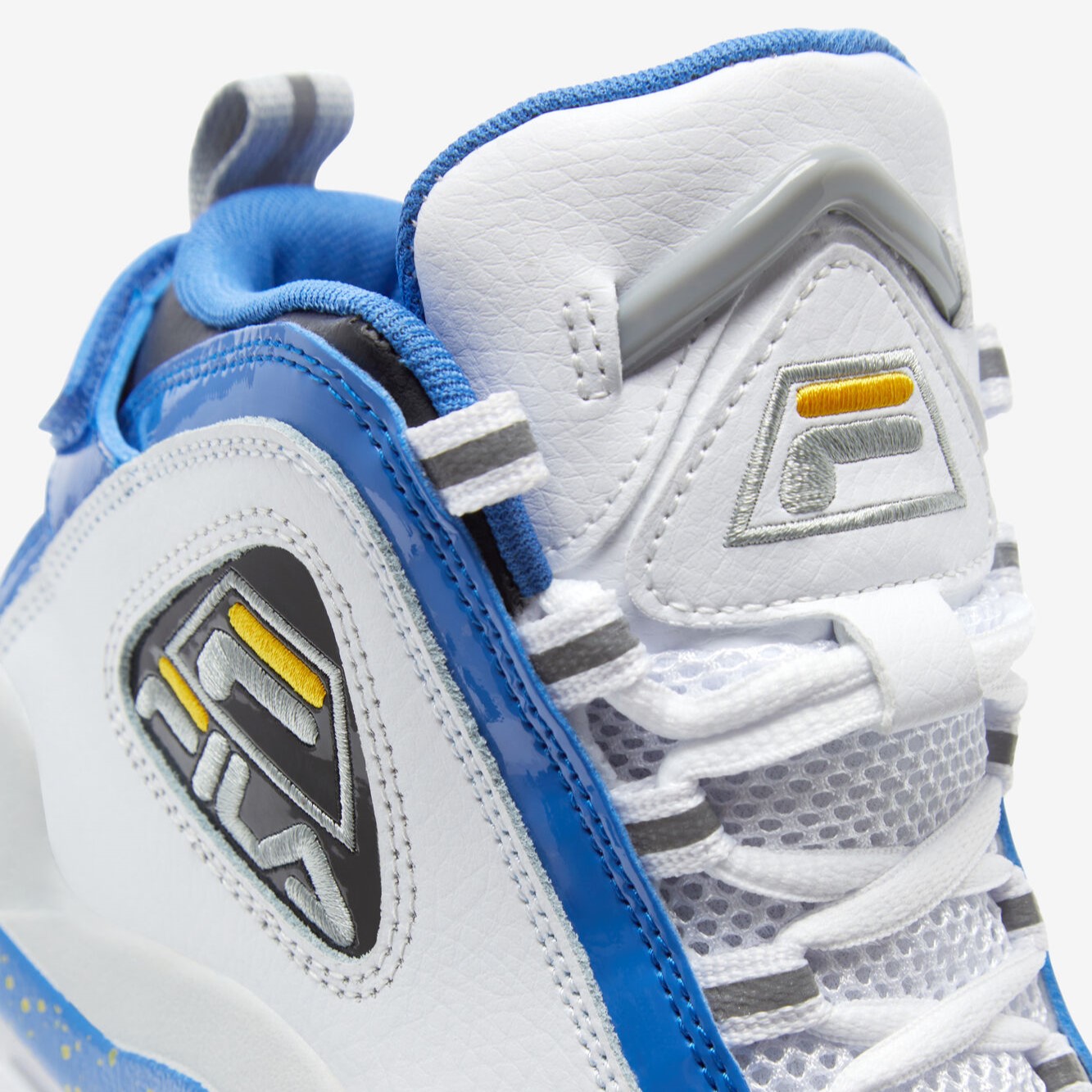 Tenis Fila Grant Hill 2 Blanco Azul de Niños Original