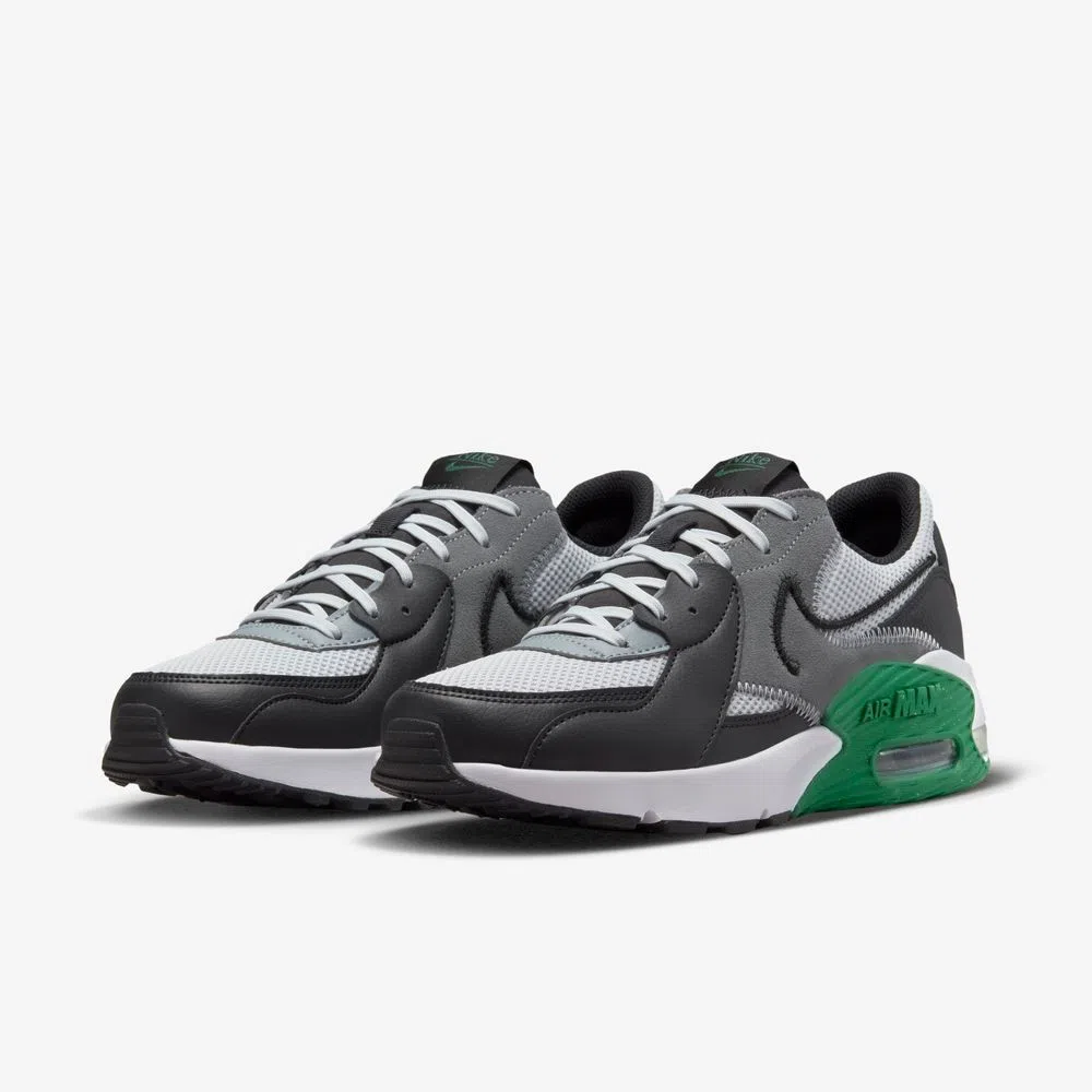 Tenis Nike Air Max Excee Gris Negro Verde de Caballero Original