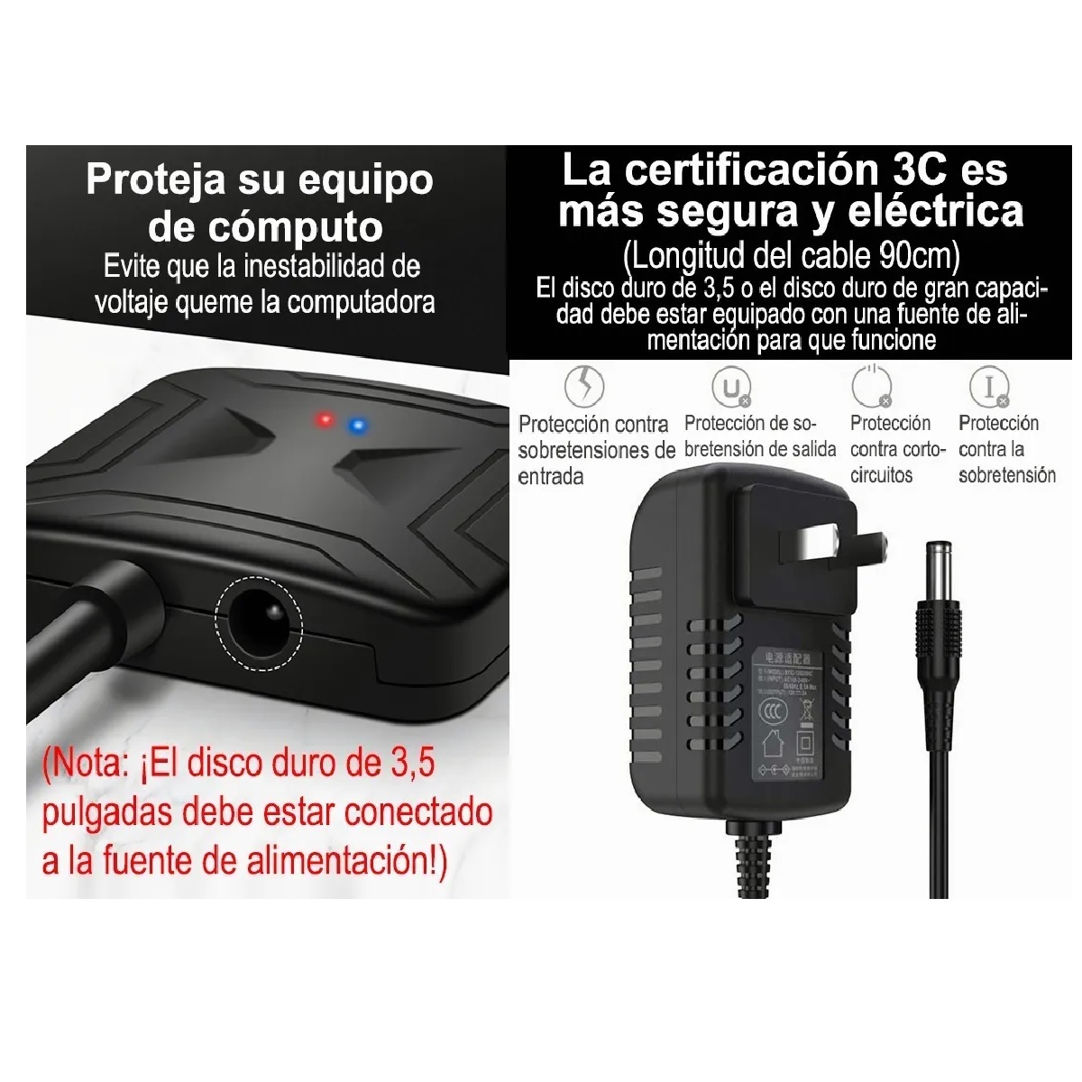 Cable Adaptador Usb 3.0 A Sata Para Disco Duro 2.5 /3.5