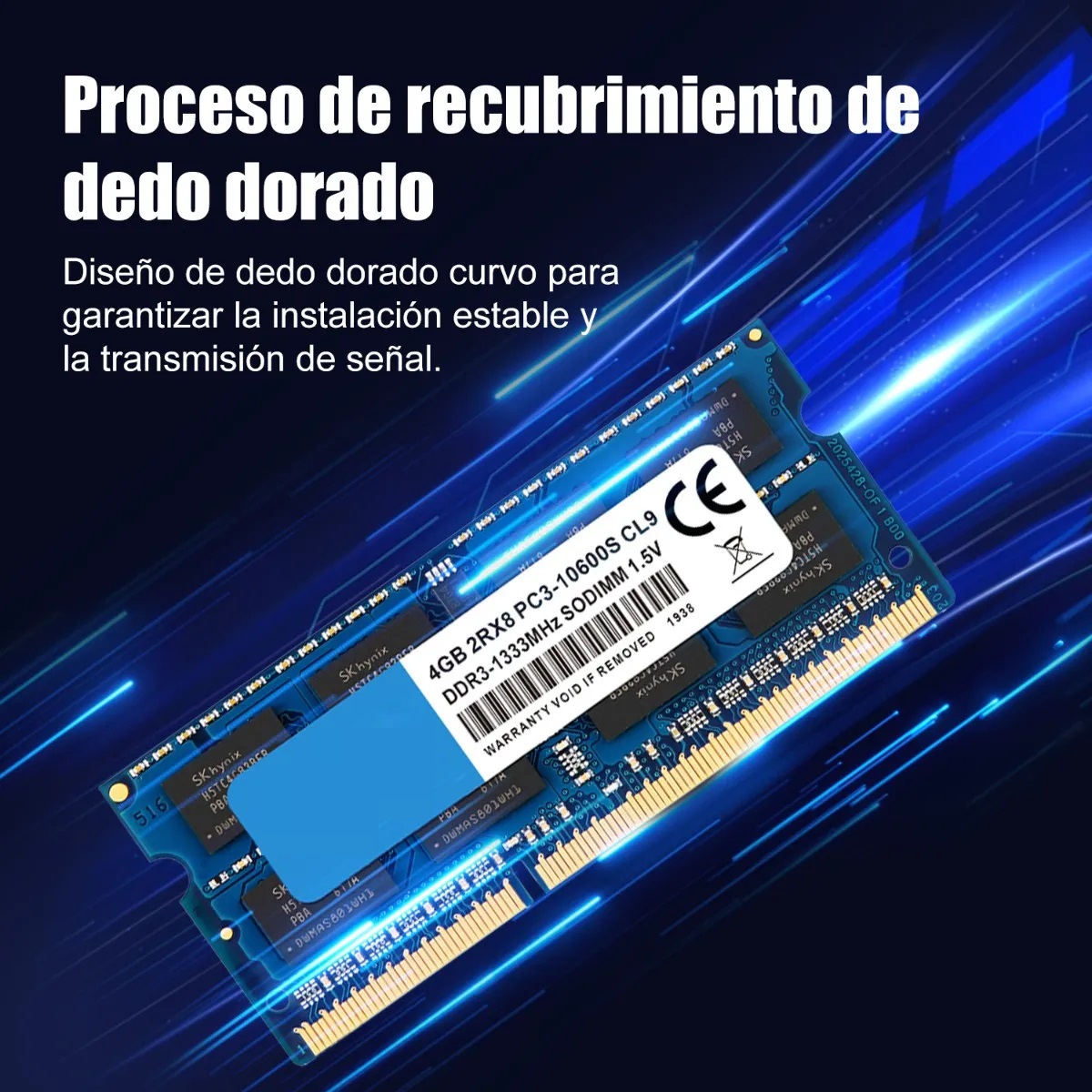 Memoria Ram Tecmiyo 4gb Ddr3-1333