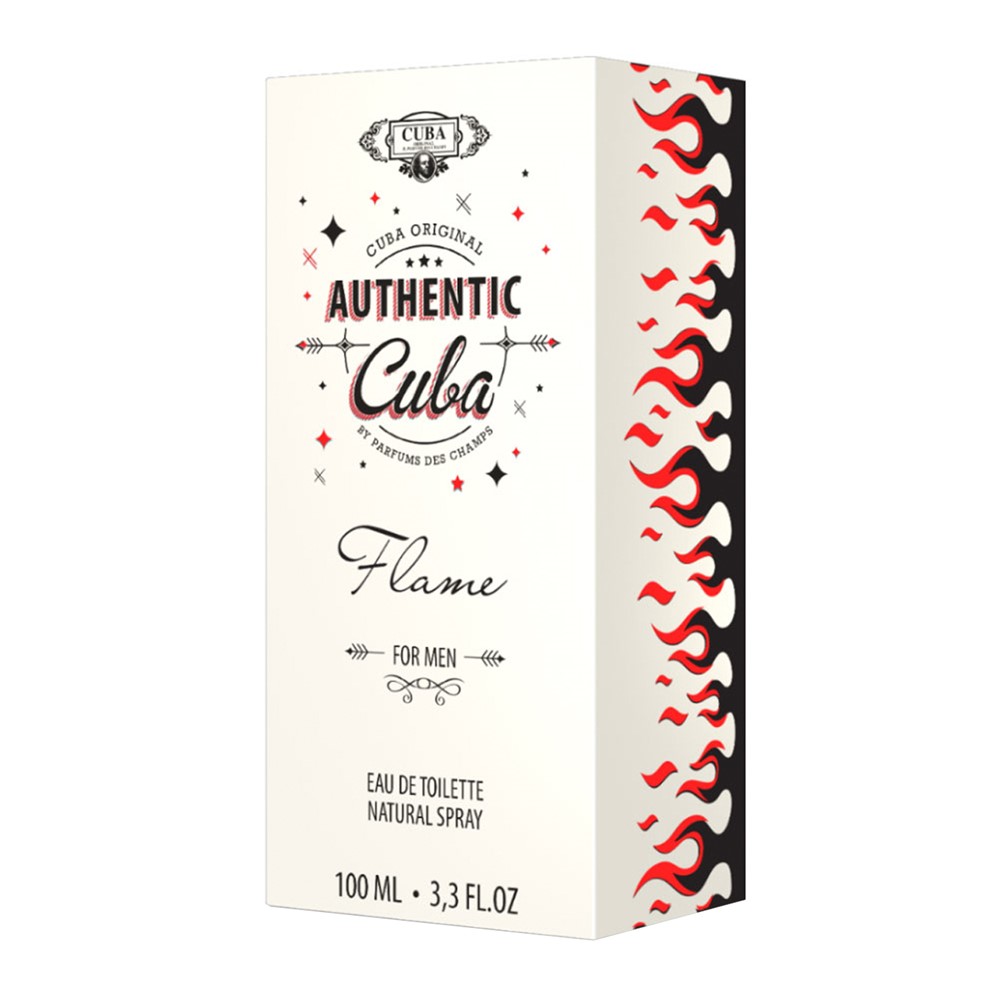 Perfume Cuba Paris Authentic Flame agua de tocador 100ml Hombre