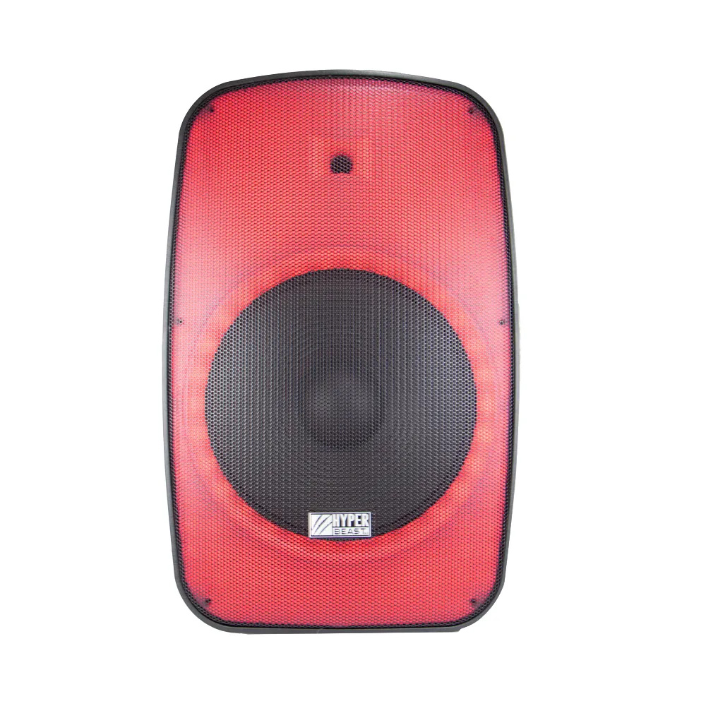 Bocina Bafle Bluetooth 15" Hyper Beast FLAME 600W RMS Luz