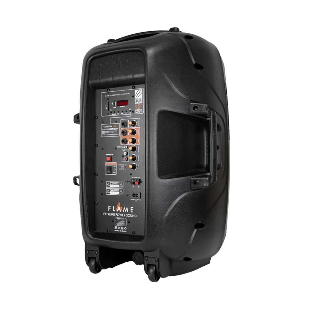 Bocina Bafle Bluetooth 15" Hyper Beast FLAME 600W RMS Luz