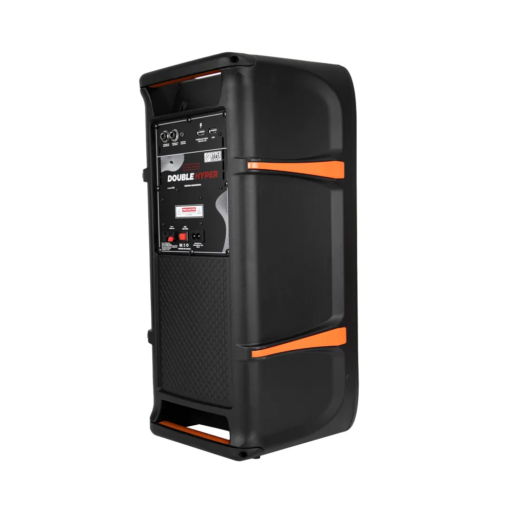 Bocina Bafle Bluetooth 2x6.5" DOUBLE HYPER 50WRMS 2x1" Tweet