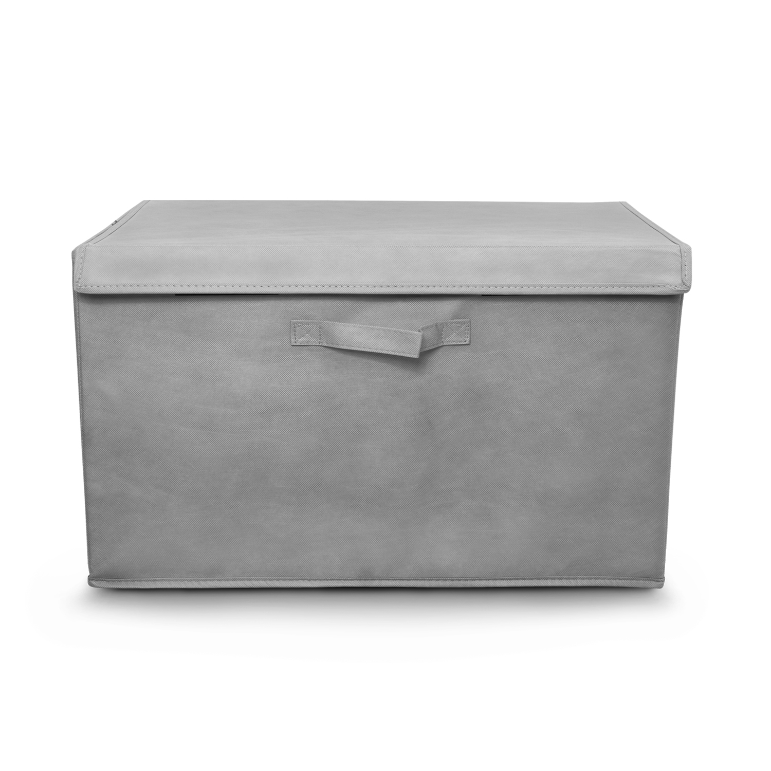 Cesto de ropa sucia con tapa gris