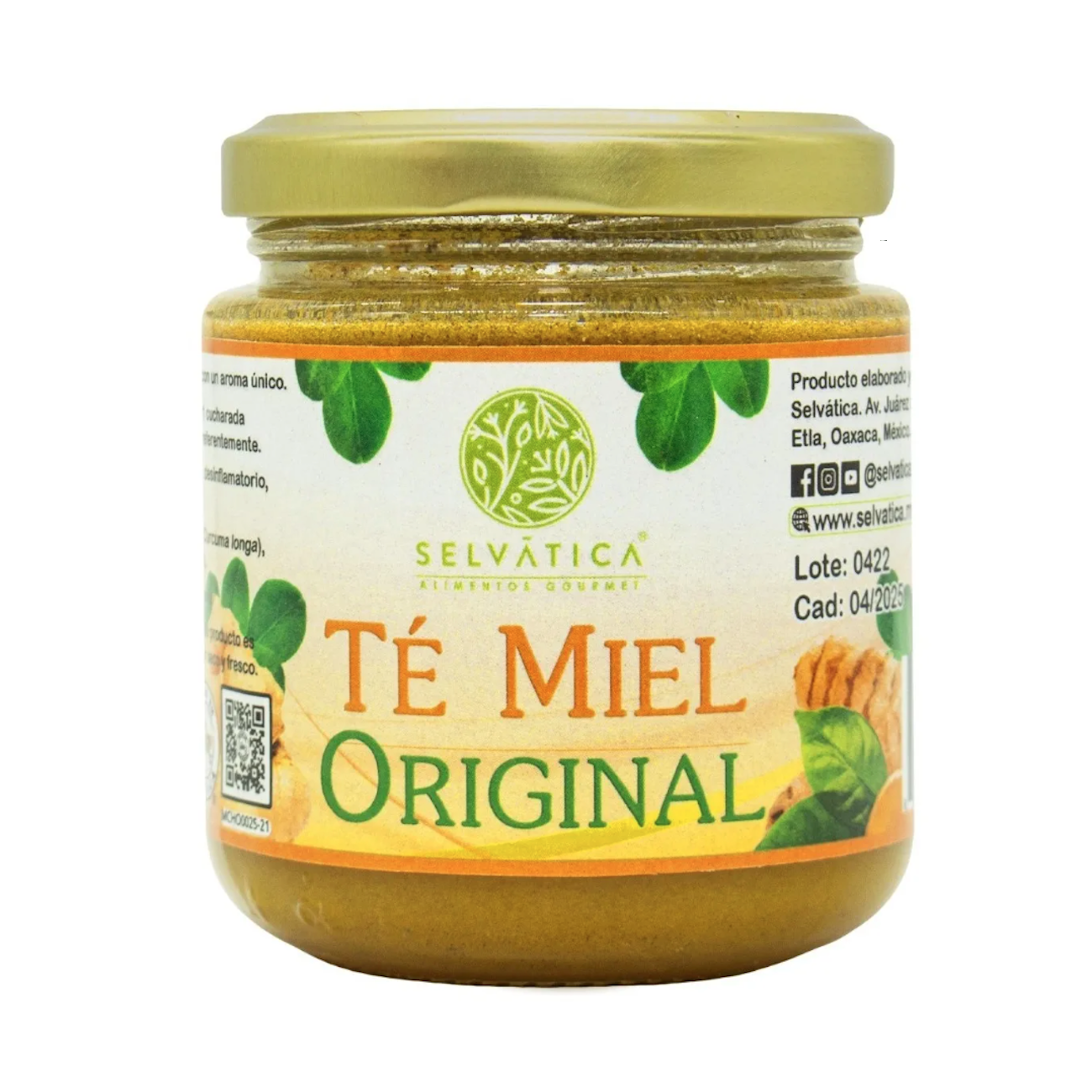 Te Miel Original Cúrcuma, Jengibre, Moringa Y Miel Mantequilla 260 g