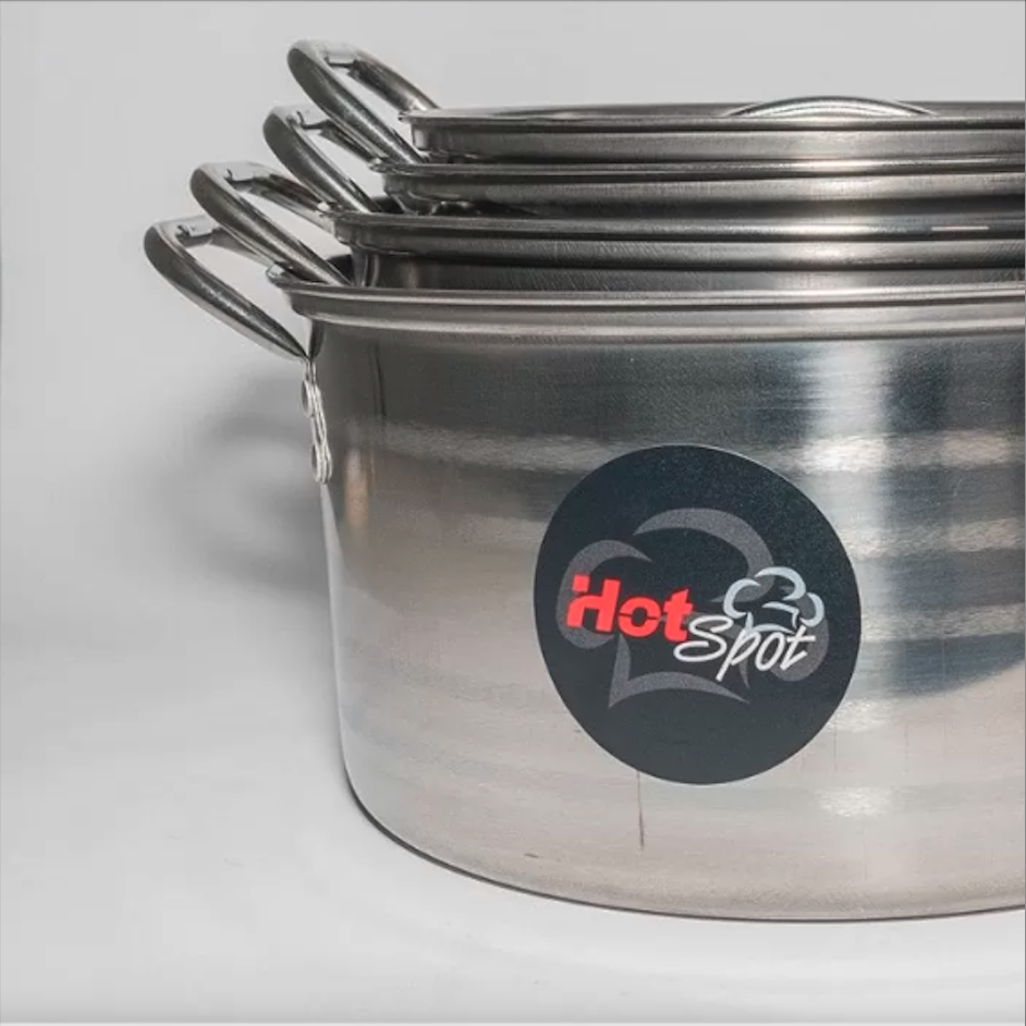 Kit de 4 ollas con tapa Hot Spot