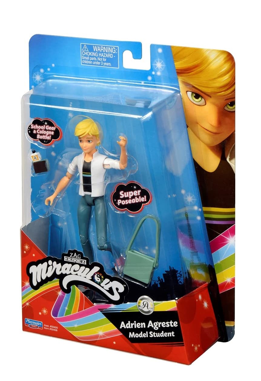 Miraculous Muñeco Adrien Agreste Zag 13 Cm 