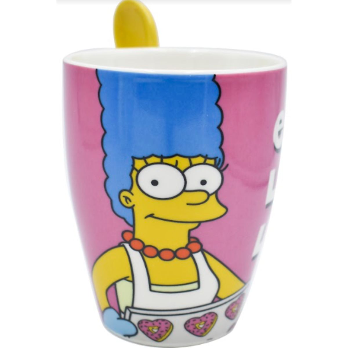 Fun Kids 1738-205 Set Tazas Cerámica Simpsons Homero & Marge con cuchara 310ml