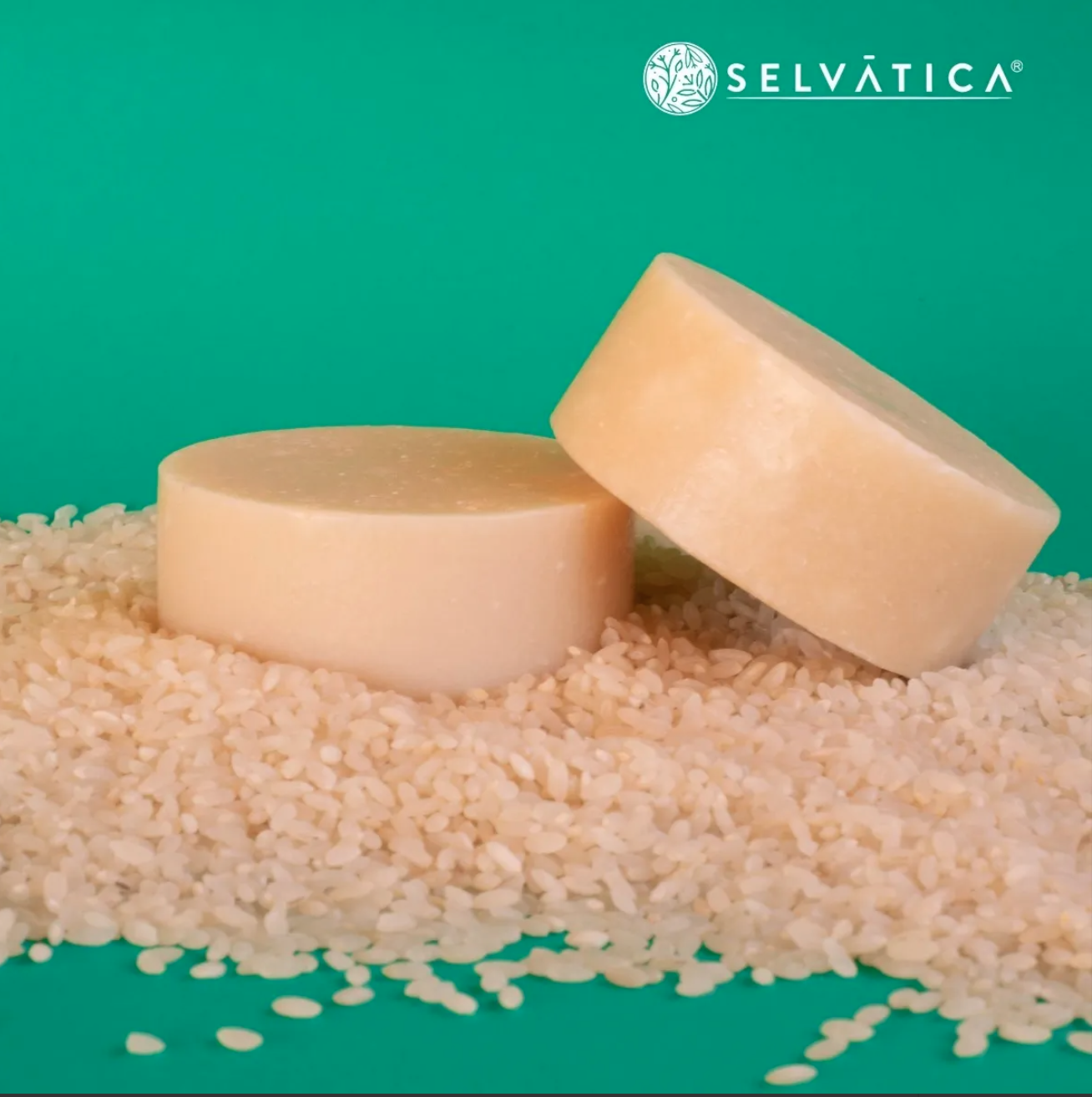 Jabón De Arroz 100grs  Humectante y Aclarante Artesanal