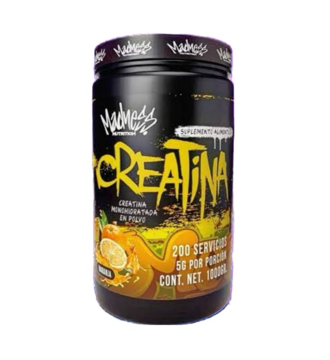 Creatina Madness (200 serv) sabor naranja