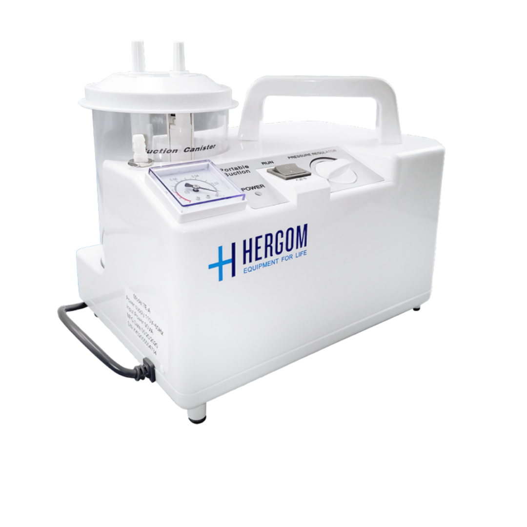 Aspirador de flemas y secreciones pórtatil 18 l x min, 7E-A Hergom