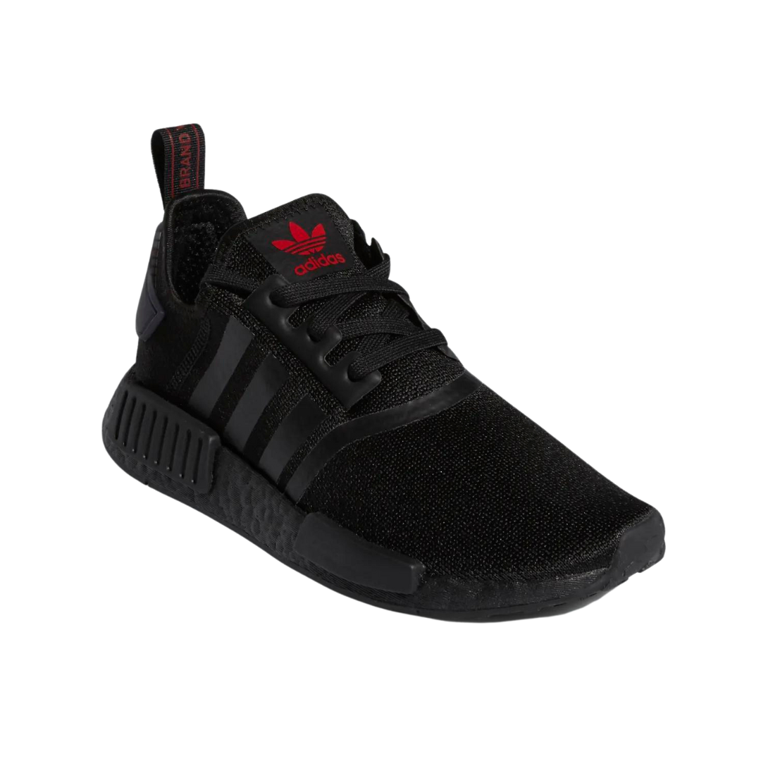 Tenis Deportivos Adidas NMD R1 Negros con Rojo para Dama 5 MX 8 US