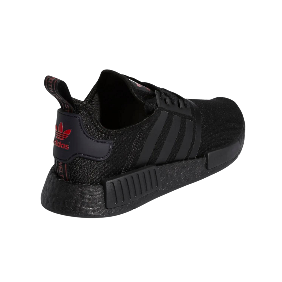 Tenis Deportivos Adidas NMD_R1 Negros con Rojo para Dama 5.5 MX 8 1/2 US