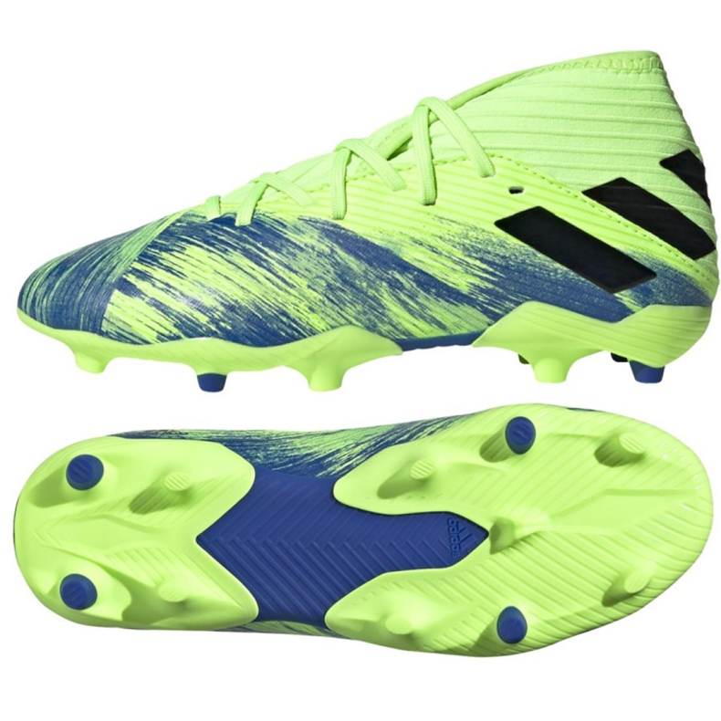 Zapatos para Futbol Adidas Nemeziz 19.3 FG J verde FV4002