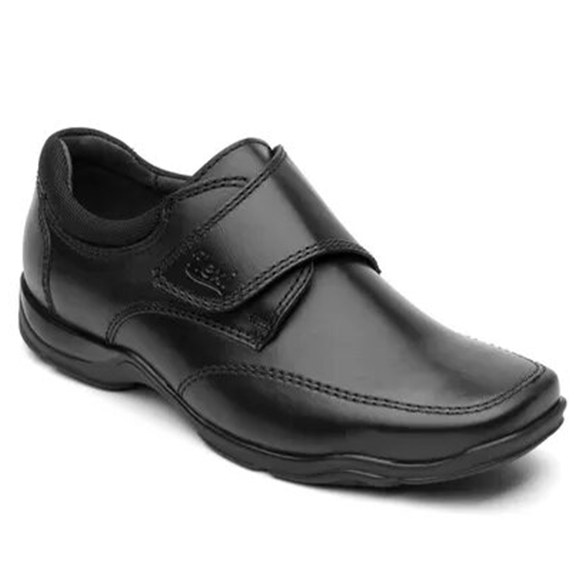 Zapato Derby Flexi Escolares Para Niños 93519 Negro Original Velcro