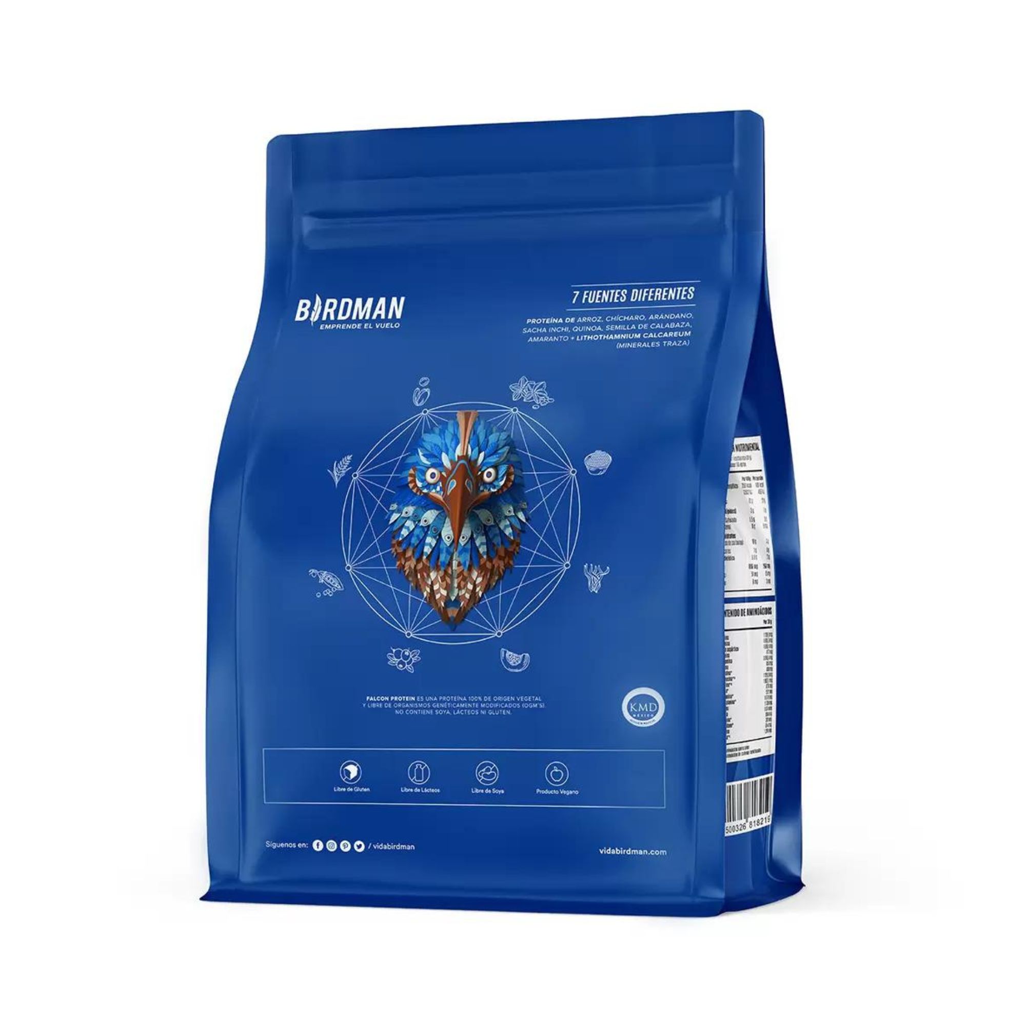 Proteína Orgánica Vegana Chocolate Birdman Falcon 1.5 Kg