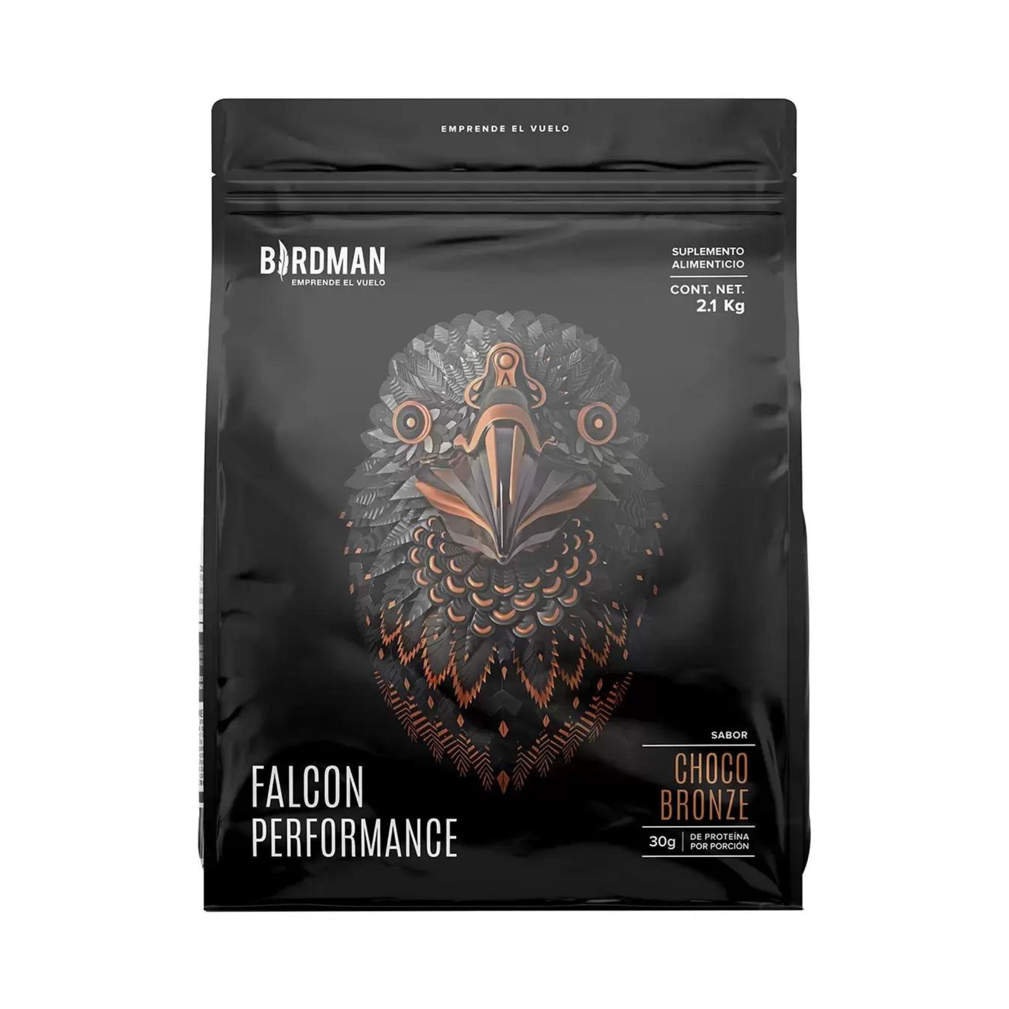 Proteína Vegana Choco Bronze Birdman Falcon 2.1 Kg
