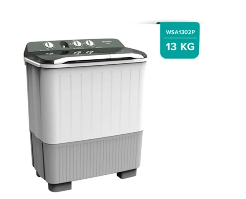 Lavadora De 2 Tinas Hisense De 13kg Lava Y Centrifuga Nueva
