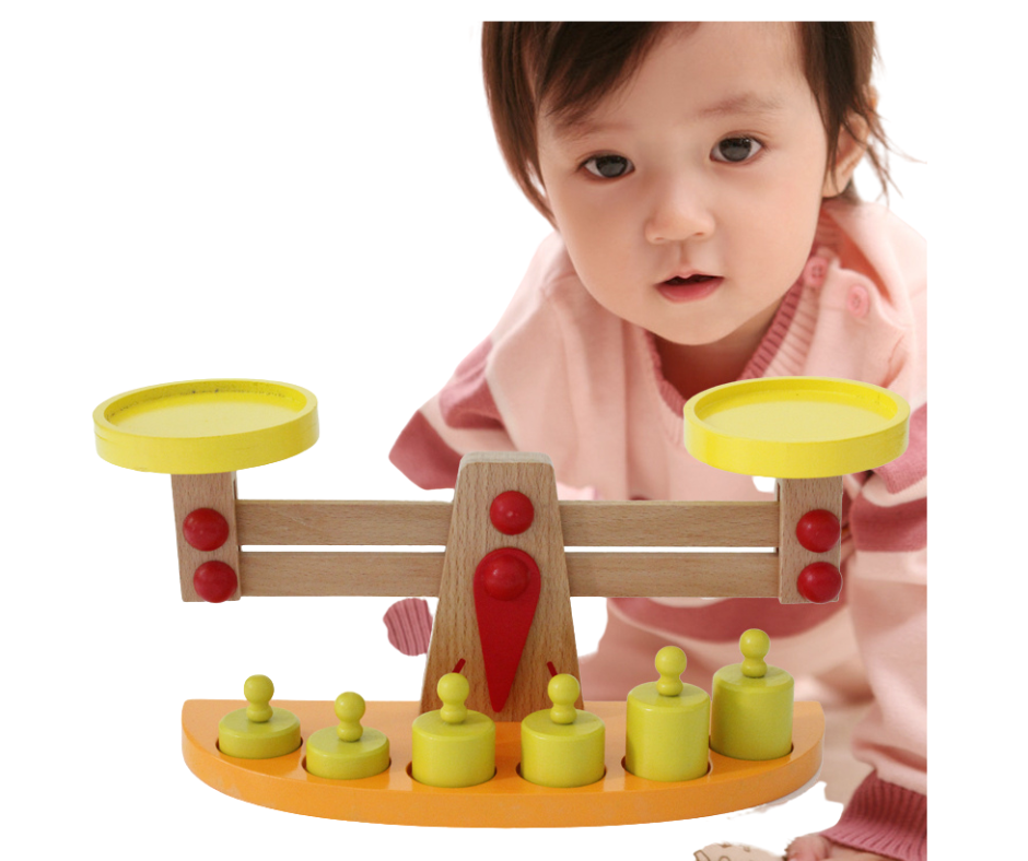 Juego Montessori Balanza Para Niños Y Niñas Desarrolla Habil