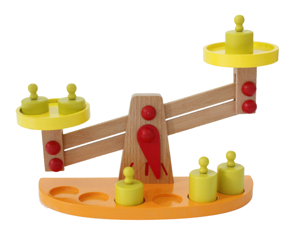 Juego Montessori Balanza Para Niños Y Niñas Desarrolla Habil